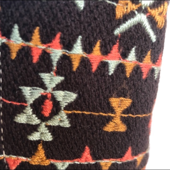 Stunning Joyca Boho Moroccan Pattern Leather Heeled Boots - Picture 3 of 7